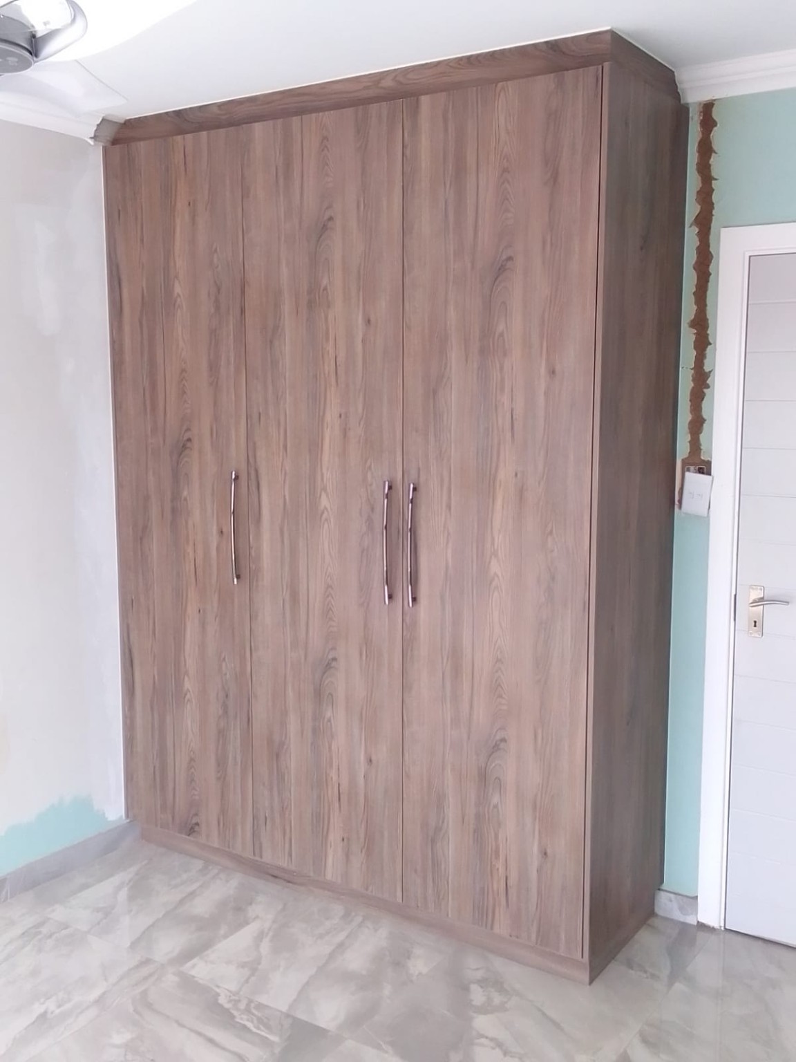 Waterfall Hillcrest bedroom wardrobe after installation - view 1