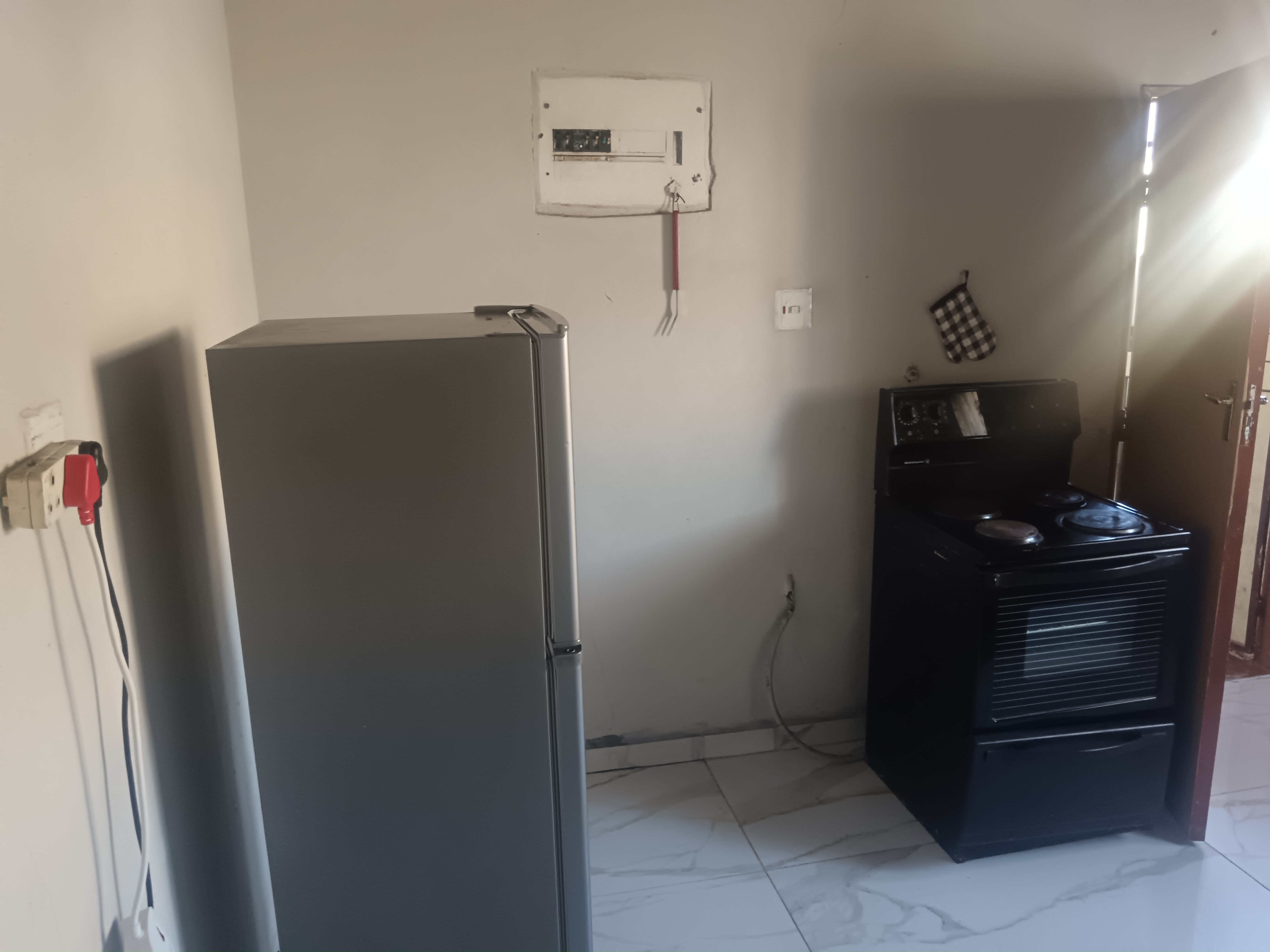 Kitchen storage before - Phoenix flats