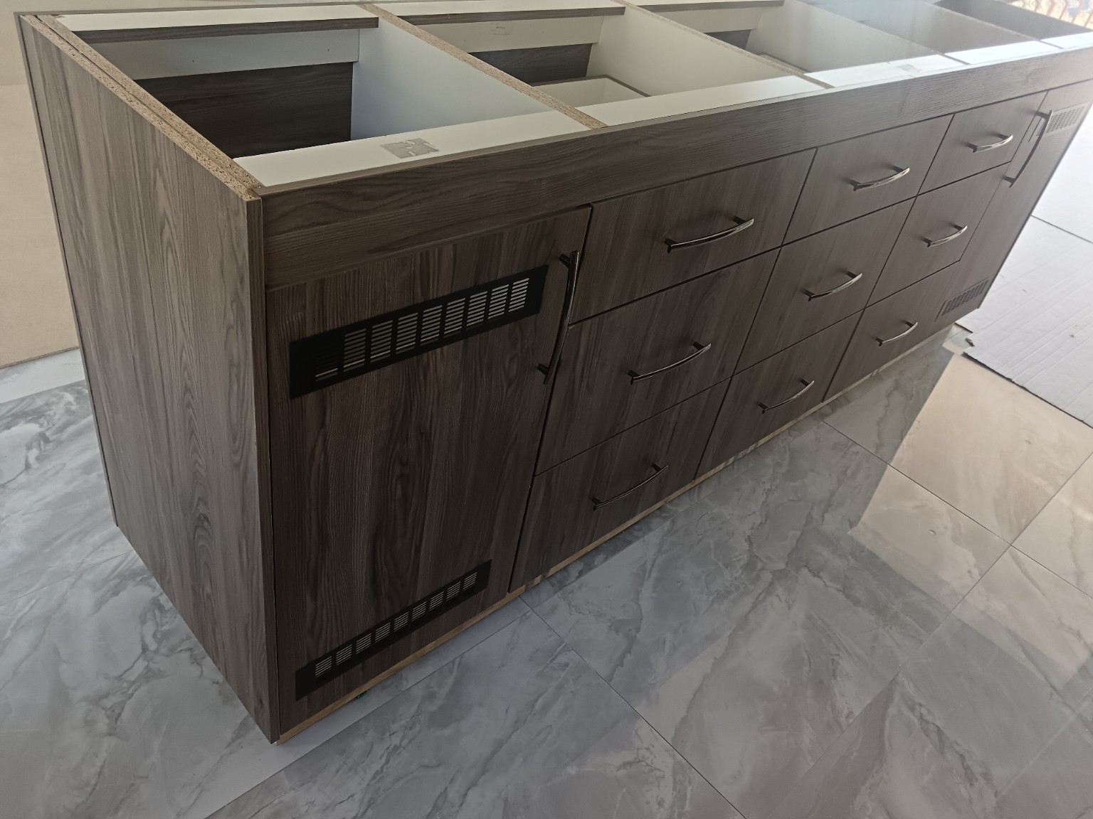 Modern kitchen after custom cupboards installation in Waterfall, Hillcrest