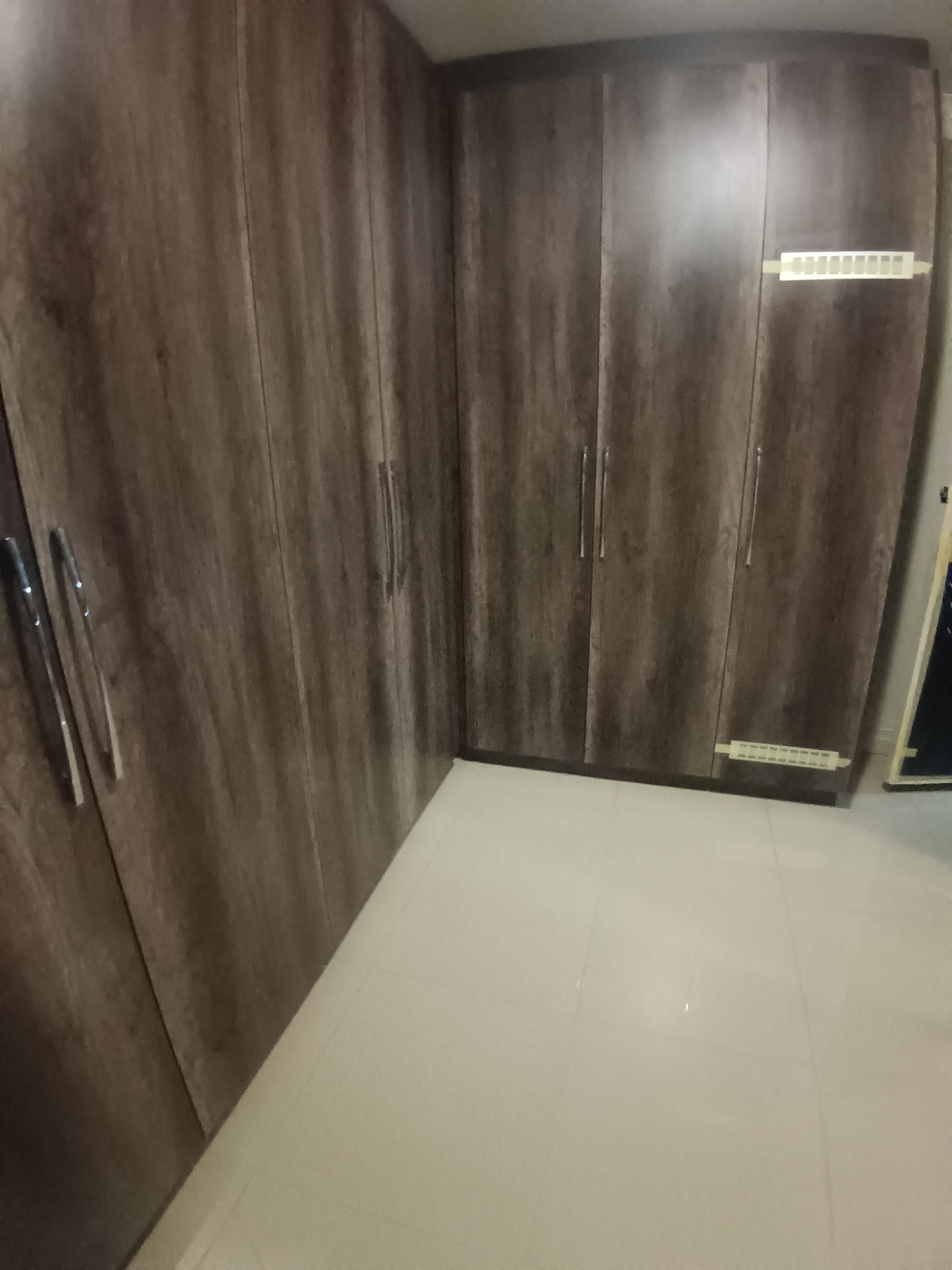 Hanging rail and drawer section in Musgrave walk-in closet