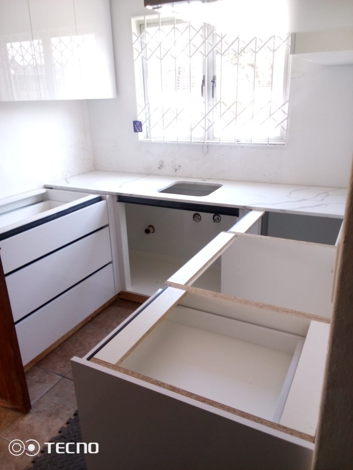 Kitchen installation in progress - Yvonne's kitchen Phoenix
