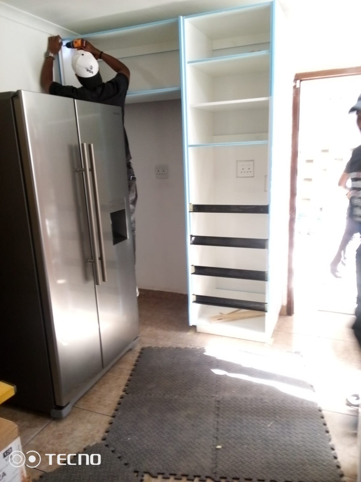 Kitchen installation in progress - Yvonne's kitchen Phoenix