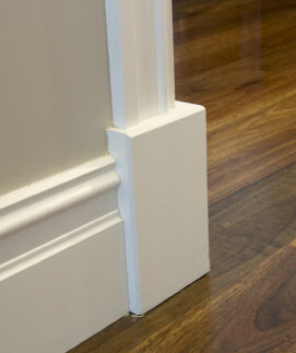 Hardwood oak timber skirtings — Luxury home Durban North by El-Shaddai Interiors